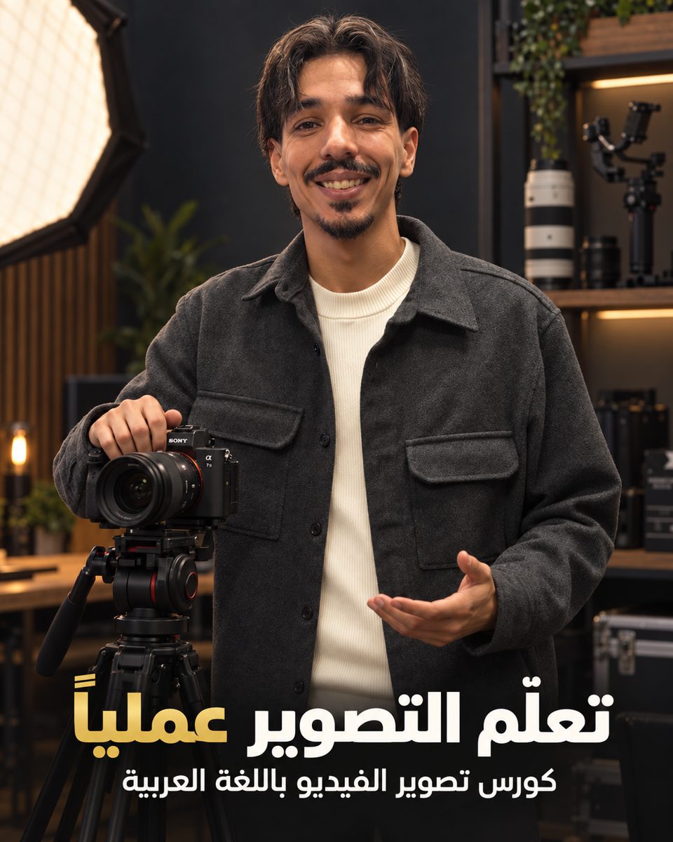 عبادة مع كاميرا Sony في الاستوديو